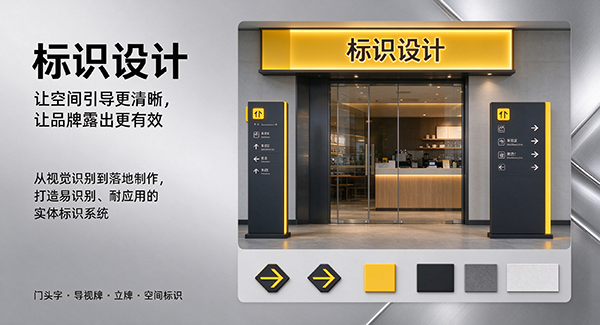 八步区标识设计